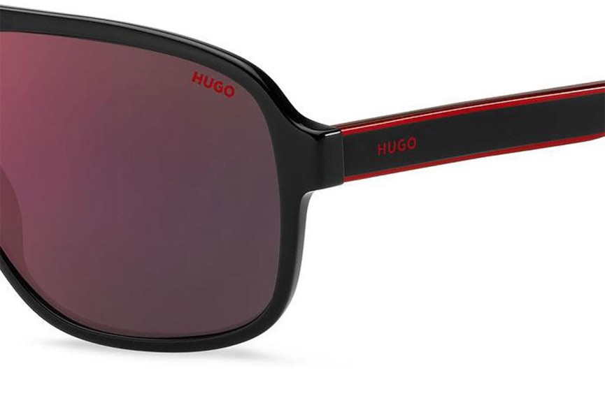 Ochelari de soare HUGO HG1296/S OIT/AO Flat Top Negri