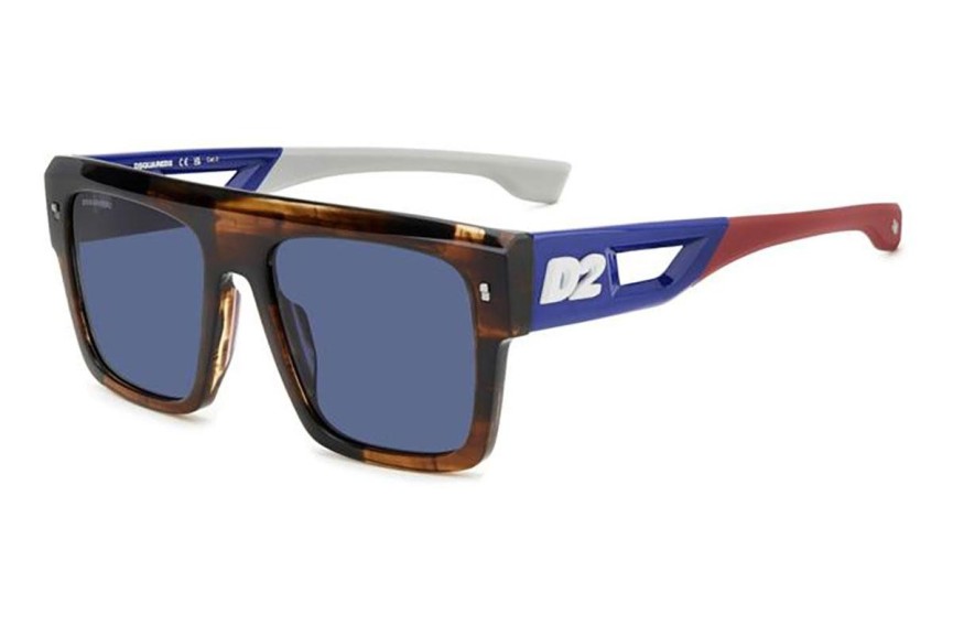 Ochelari de soare Dsquared2 D20127/S EX4/KU Flat Top Maro