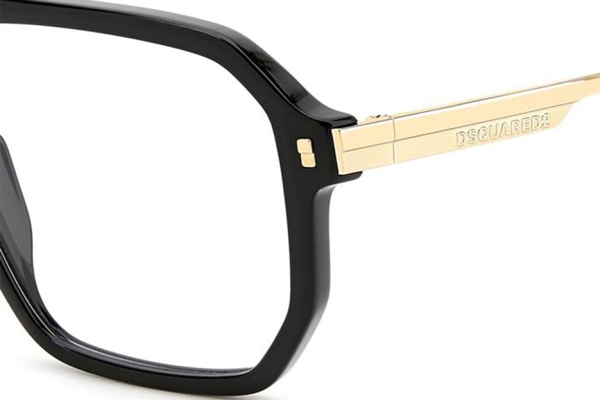 Ochelari Dsquared2 D20123 2M2 Pătrați Negri