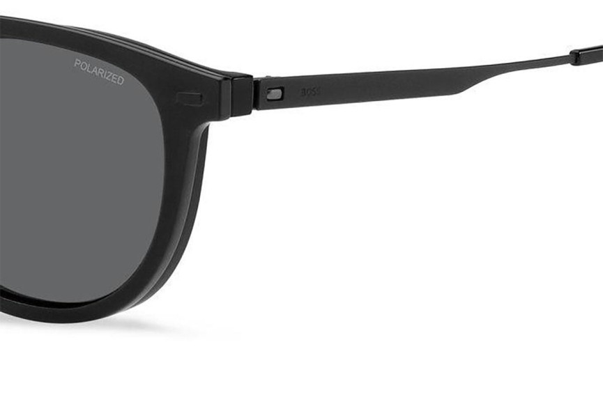 Ochelari BOSS BOSS1640/CS SUB/M9 Polarized Pătrați Negri