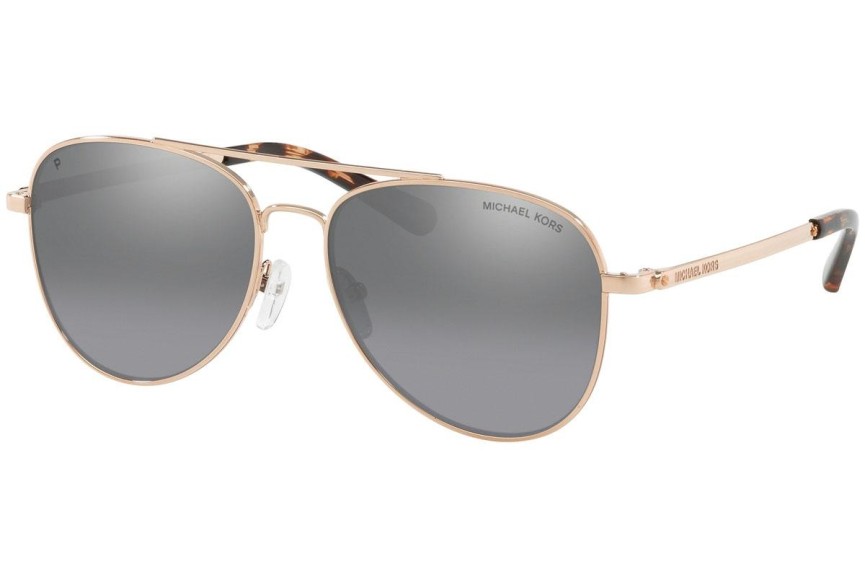 Ochelari de soare Michael Kors San Diego MK1045 110882 Polarized Pilot Aurii