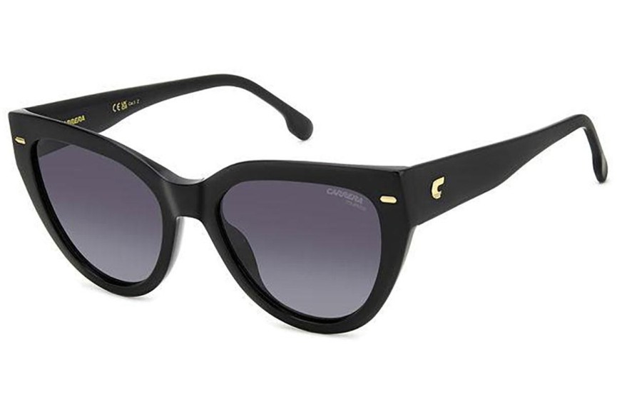 Ochelari de soare Carrera CARRERA3017/S 807/WJ Polarized Cat Eye Negri