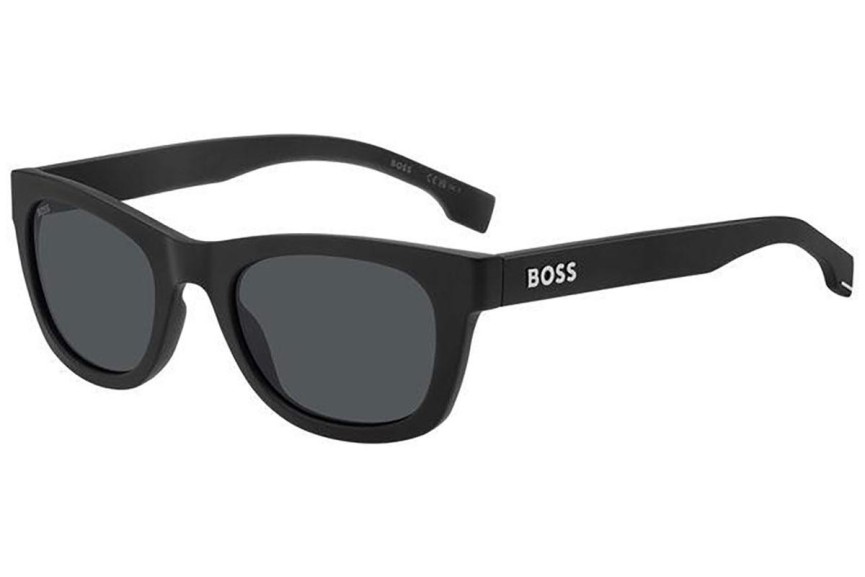 Ochelari de soare BOSS BOSS1649/S 80S/IR Dreptunghiulari Negri