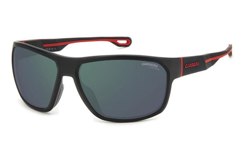 Ochelari de soare Carrera CARRERA4018/S BLX/Q3 Dreptunghiulari Negri