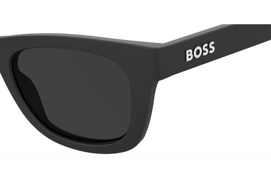 Ochelari de soare BOSS BOSS1649/S 80S/IR Dreptunghiulari Negri