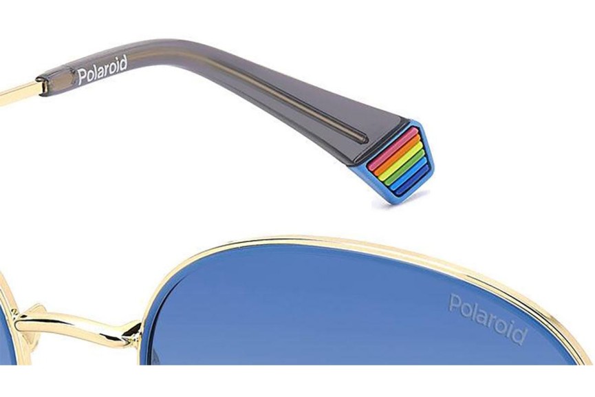 Ochelari de soare Polaroid PLD6215/S/X LKS/Z7 Polarized Rotunzi Aurii