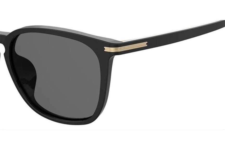 Ochelari de soare BOSS BOSS1668/F/SK 807/IR Dreptunghiulari Negri