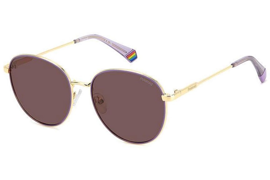 Ochelari de soare Polaroid PLD6215/S/X S9E/KL Polarized Rotunzi Aurii