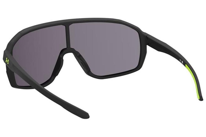 Ochelari de soare Under Armour UAGAMEDAYJR 71C/Z9 Lentilă unică | Shield Negri