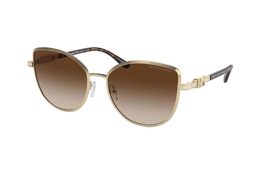 Ochelari de soare Michael Kors Catalonia MK1144B 101413 Cat Eye Aurii