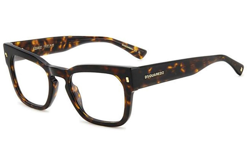 Ochelari Dsquared2 D20129 086 Dreptunghiulari Havana