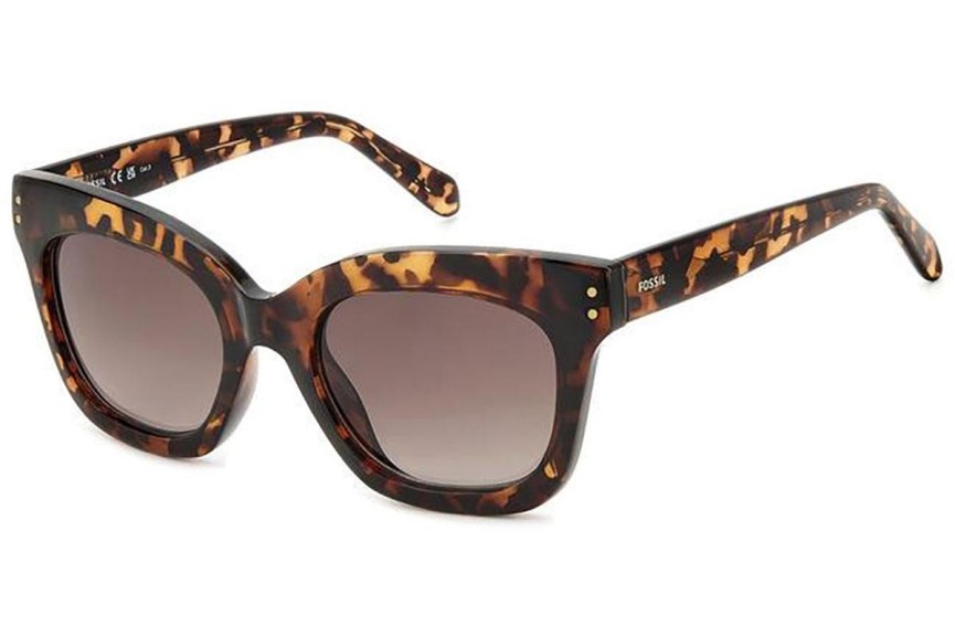 Ochelari de soare Fossil FOS3153/G/S 086/HA Cat Eye Havana