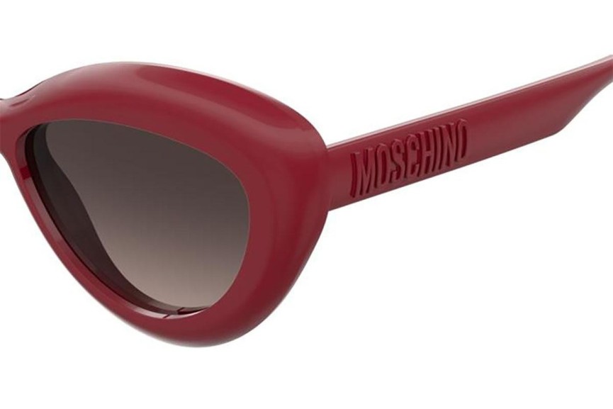 Ochelari de soare Moschino MOS163/S C9A/HA Cat Eye Roșii