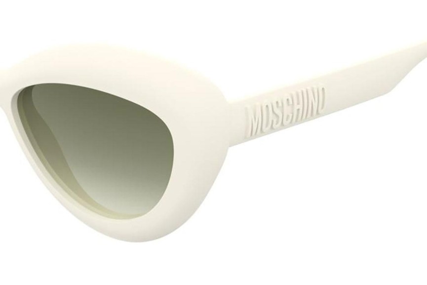 Ochelari de soare Moschino MOS163/S SZJ/9K Cat Eye Albi