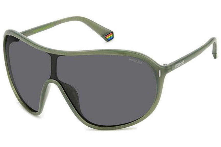 Ochelari de soare Polaroid PLD6216/S 1ED/M9 Polarized Lentilă unică | Shield Verzi