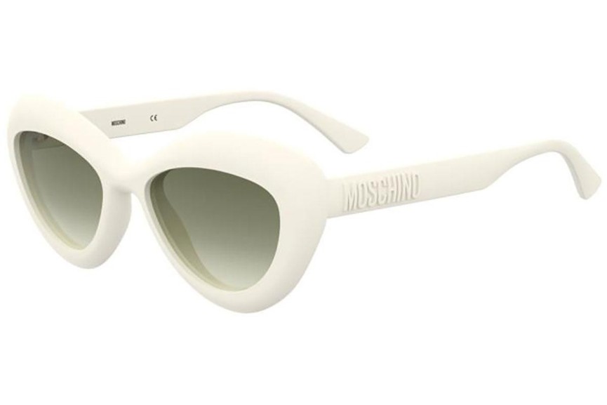 Ochelari de soare Moschino MOS163/S SZJ/9K Cat Eye Albi