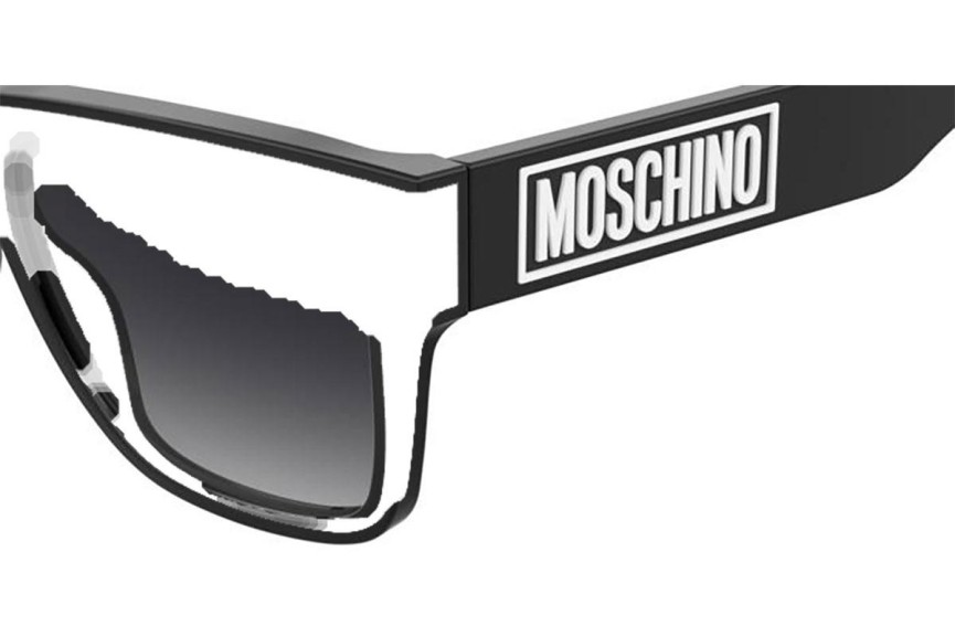 Ochelari de soare Moschino MOS167/S 807/9O Dreptunghiulari Negri