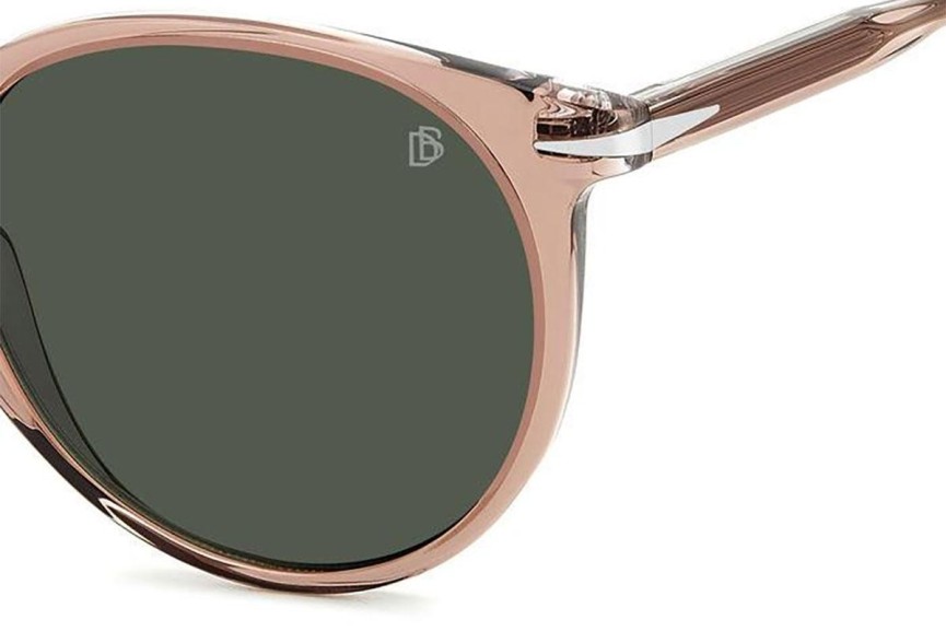 Ochelari de soare David Beckham DB1139/S 8XO/QT Rotunzi Roz