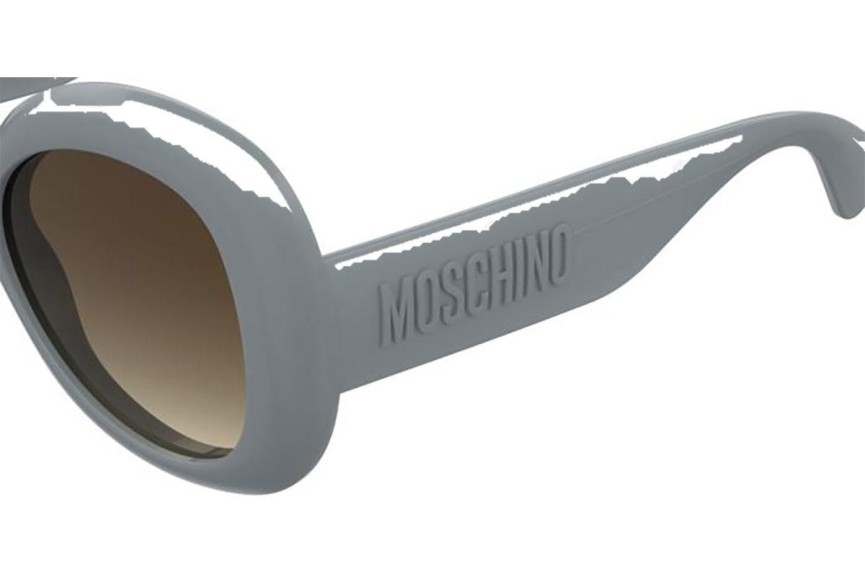 Ochelari de soare Moschino MOS162/S MVU/HA Dreptunghiulari Albaștri