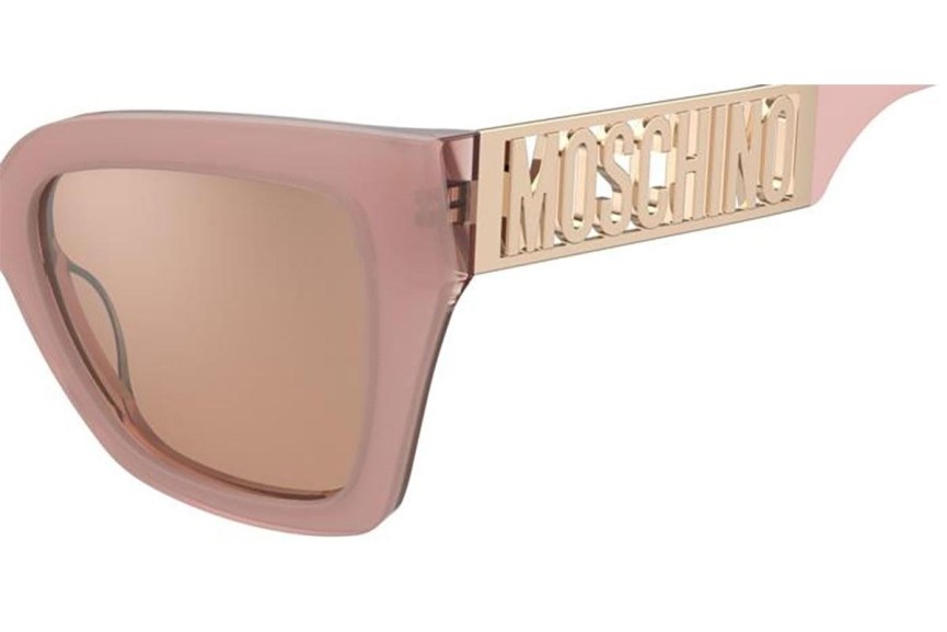 Ochelari de soare Moschino MOS161/S 35J/2S Dreptunghiulari Roz