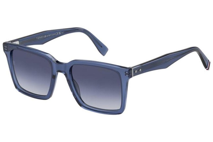 Ochelari de soare Tommy Hilfiger TH2067/S PJP/08 Dreptunghiulari Albaștri