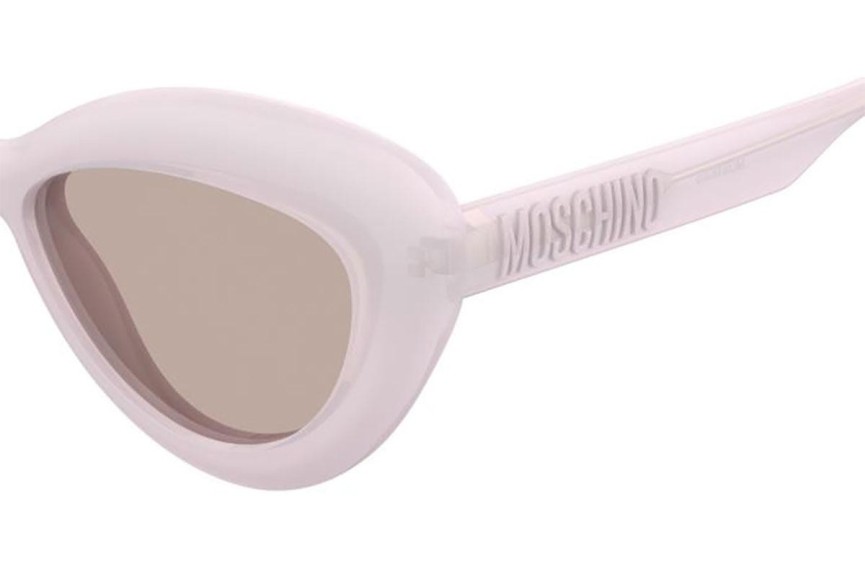 Ochelari de soare Moschino MOS163/S 35J/U1 Cat Eye Roz