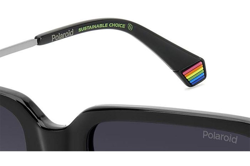 Ochelari de soare Polaroid PLD6220/S/X 807/WJ Polarized Dreptunghiulari Negri