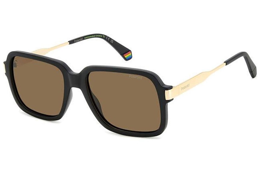 Ochelari de soare Polaroid PLD6220/S/X 003/SP Polarized Dreptunghiulari Negri