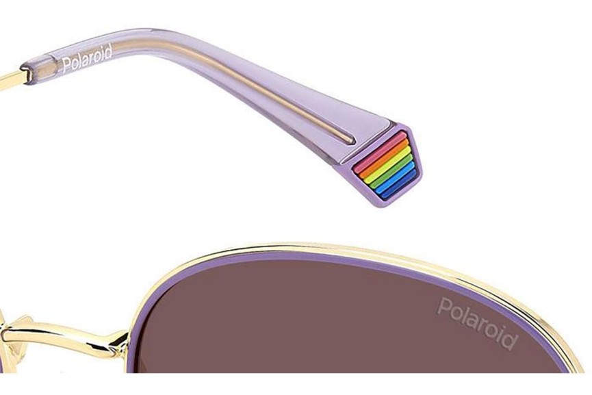 Ochelari de soare Polaroid PLD6215/S/X S9E/KL Polarized Rotunzi Aurii