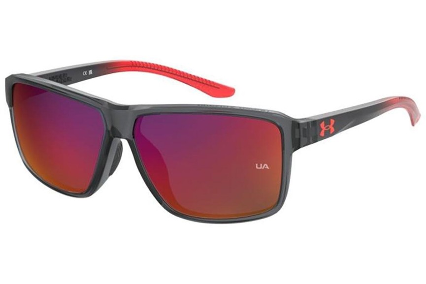 Ochelari de soare Under Armour UAKICKOFF/F 268/MI Dreptunghiulari Gri