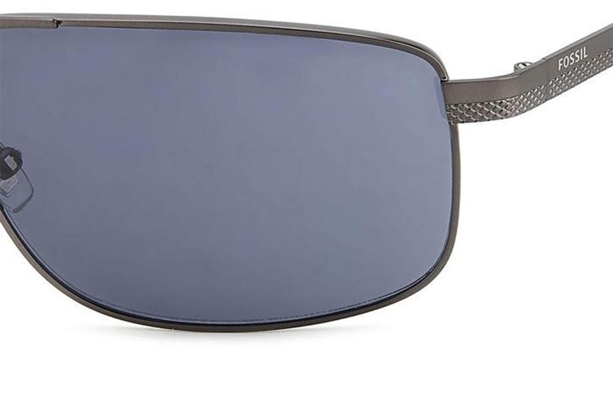 Ochelari de soare Fossil FOS2141/S R80/IR Dreptunghiulari Gri