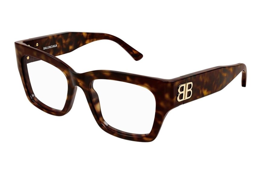 Ochelari Balenciaga BB0325O 007 Pătrați Havana