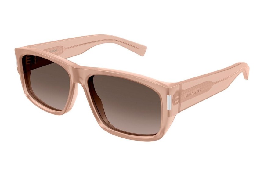 Ochelari de soare Saint Laurent SL689 006 Pătrați Portocalii