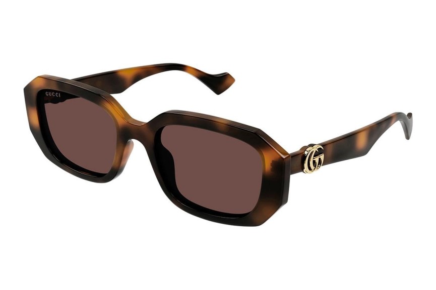 Ochelari de soare Gucci GG1535S 002 Dreptunghiulari Havana