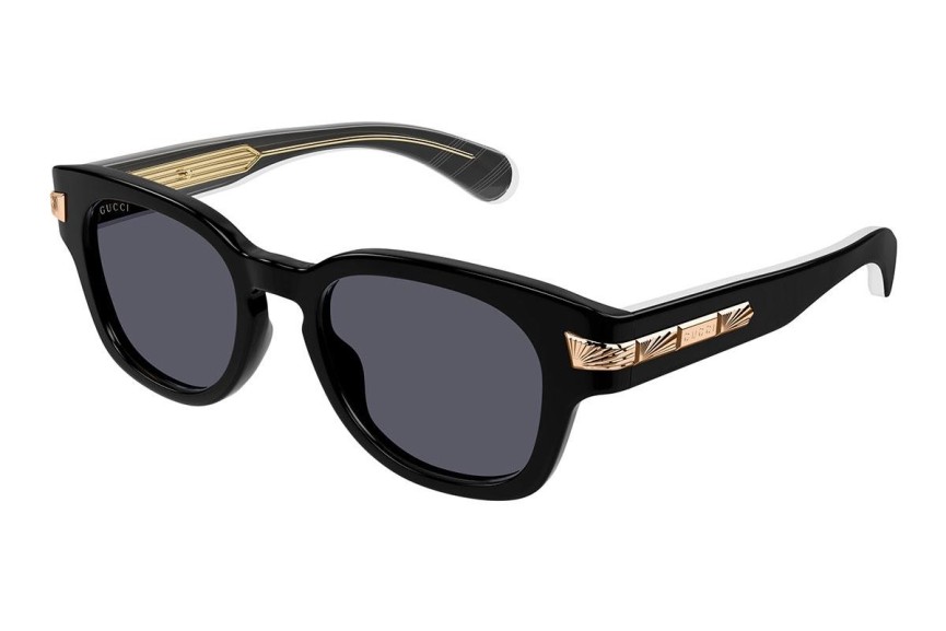 Ochelari de soare Gucci GG1518S 001 Rotunzi Negri