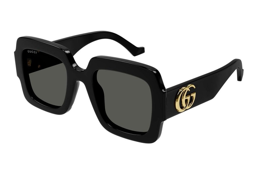 Ochelari de soare Gucci GG1547S 001 Dreptunghiulari Negri