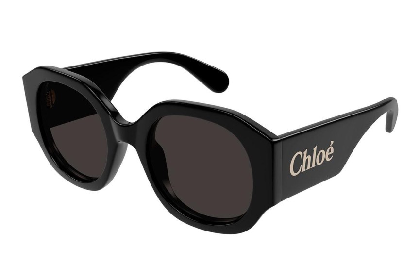 Ochelari de soare Chloe CH0234S 001 Rotunzi Negri