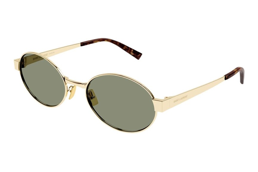 Ochelari de soare Saint Laurent SL692 003 Rotunzi Aurii