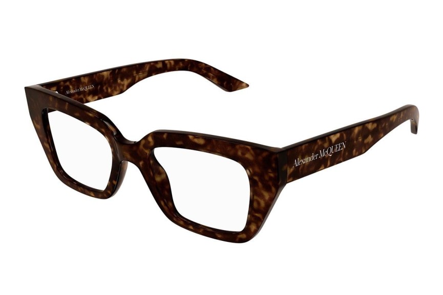 Ochelari Alexander McQueen AM0453O 002 Cat Eye Havana