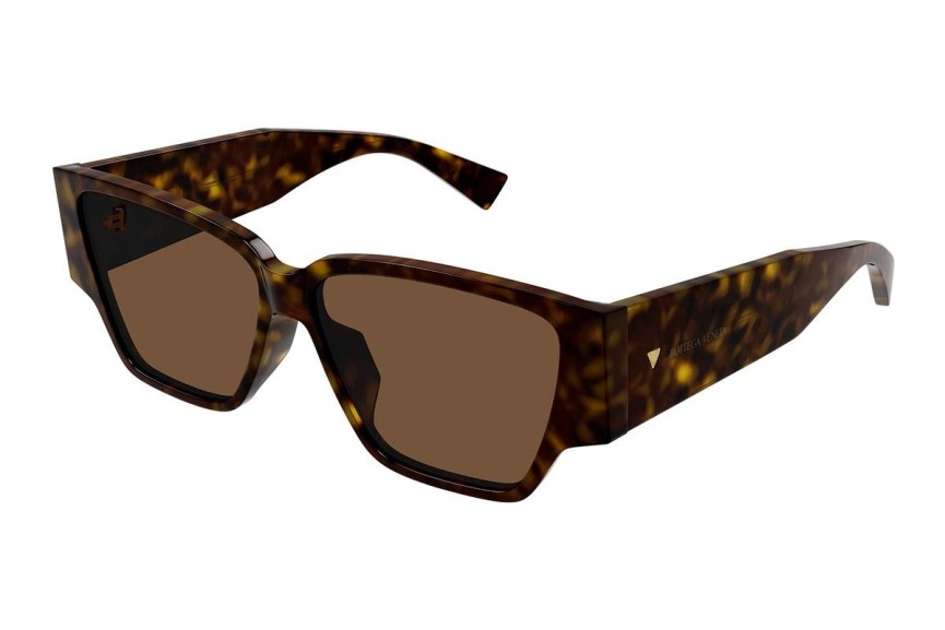 Ochelari de soare Bottega Veneta BV1285S 002 Dreptunghiulari Havana