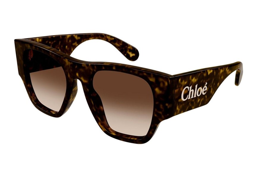 Ochelari de soare Chloe CH0233S 002 Pătrați Havana