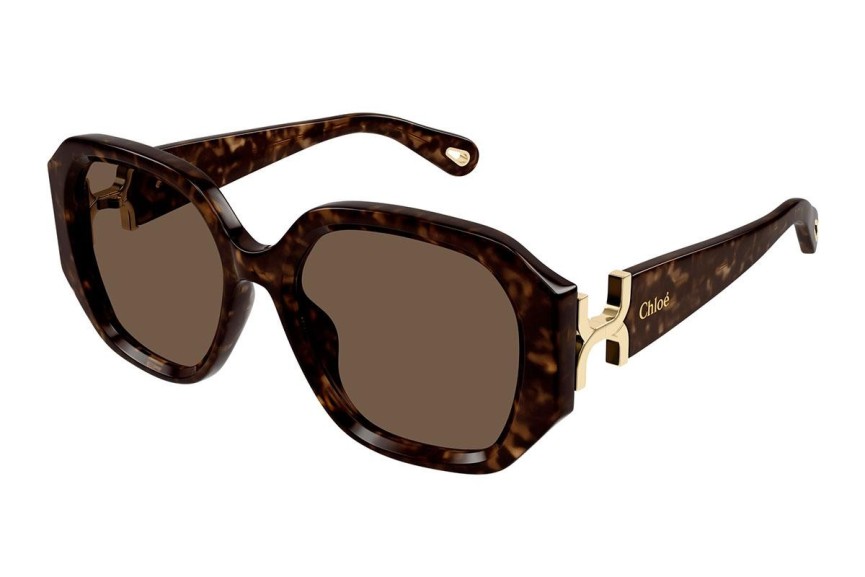 Ochelari de soare Chloe CH0236S 002 Pătrați Havana