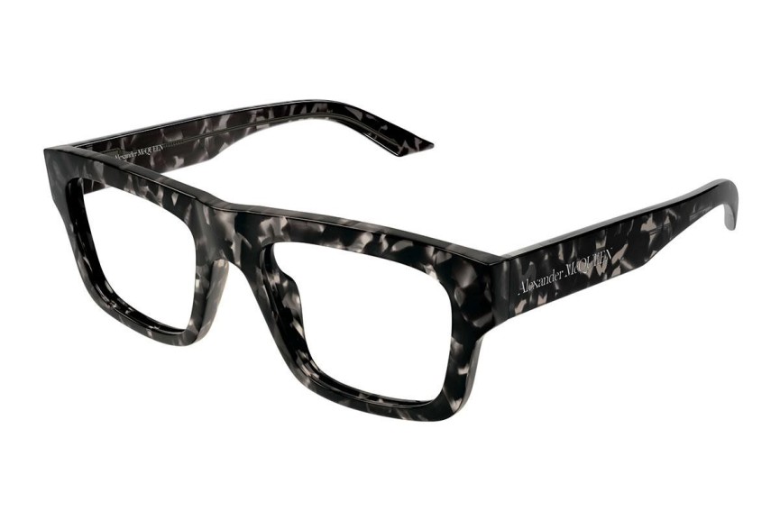 Ochelari Alexander McQueen AM0452O 002 Dreptunghiulari Havana