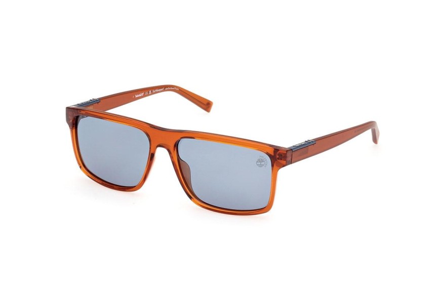 Ochelari de soare Timberland TB00006 47D Polarized Dreptunghiulari Maro