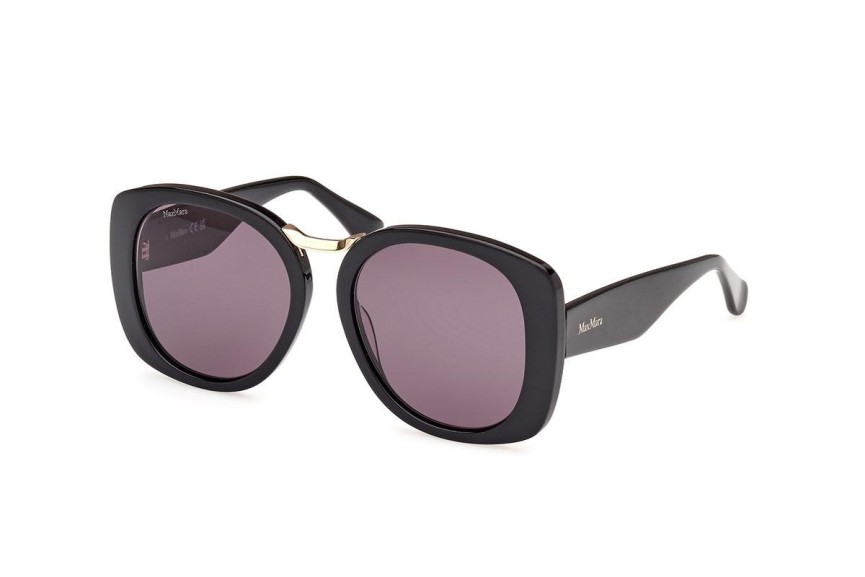 Ochelari de soare Max Mara MM0092 01A Rotunzi Negri