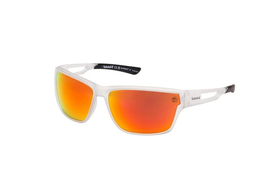 Ochelari de soare Timberland TB00001 26D Polarized Dreptunghiulari Cristal