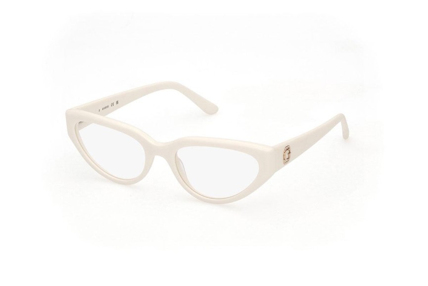 Ochelari Guess GU50113 021 Cat Eye Albi