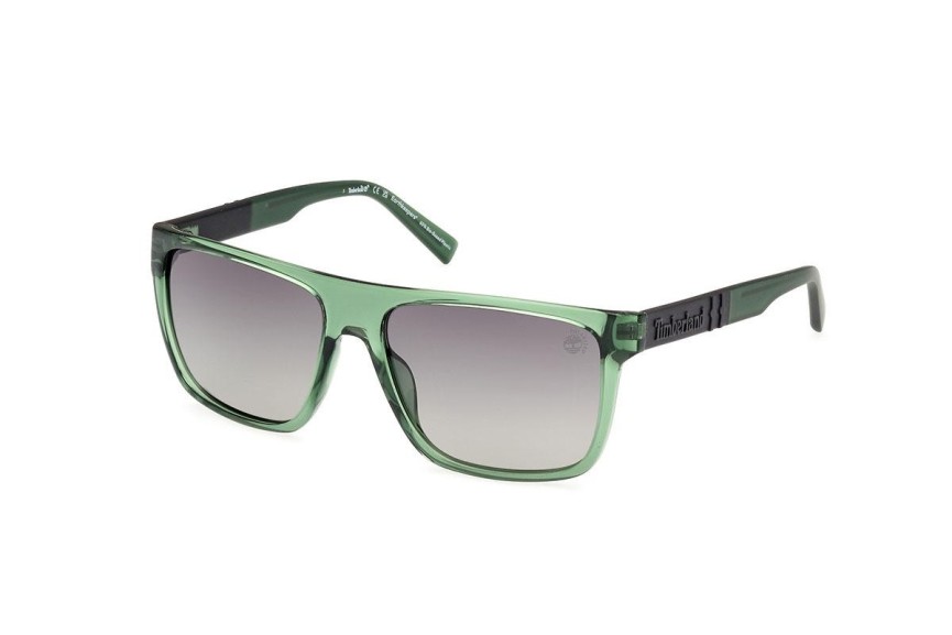 Ochelari de soare Timberland TB00005 95D Polarized Pătrați Verzi