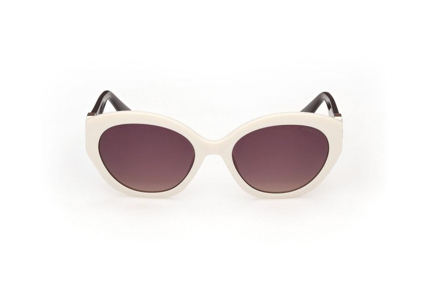 Ochelari de soare Guess GU00104 21B Ovali Albi