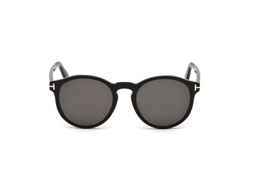 Ochelari de soare Tom Ford Ian FT0591 01A Rotunzi Negri